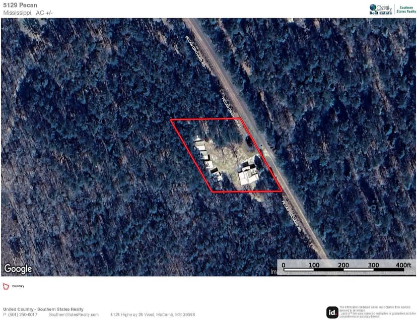 Amite County 2BR/2BA Home with Camper Hookups