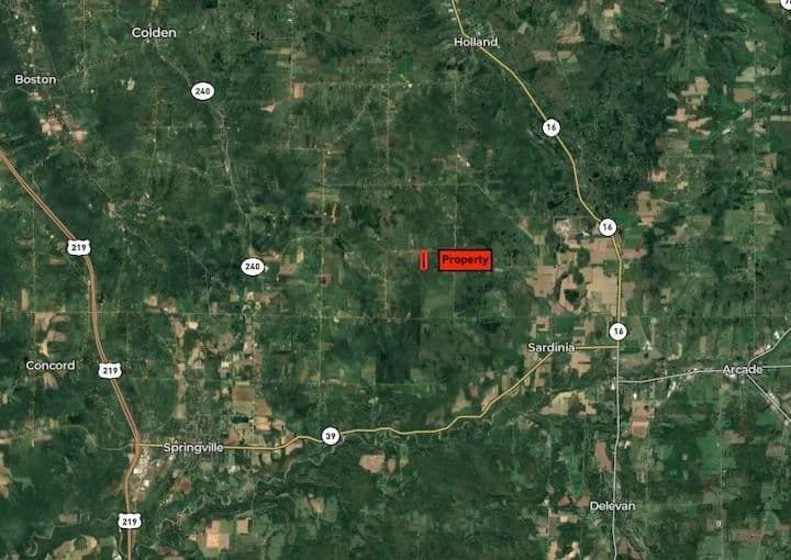 25 acres Hunting Land and Recreational Land with Owner Financing in East Concord NY Allen Road