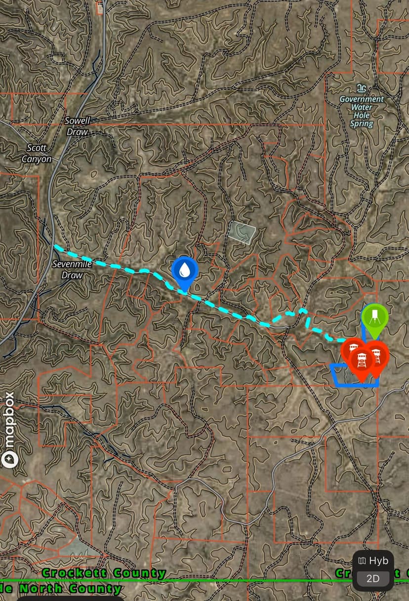 Baby Face Mountain 100 acres in Crockett County, Texas