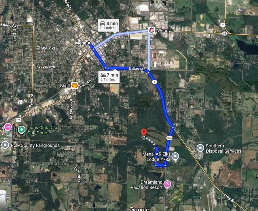 9.86 Acres in Polk County, AR 