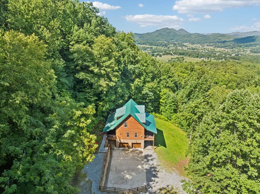 Custom Cabin with Mountain Views in Sevierville, TN for Sale