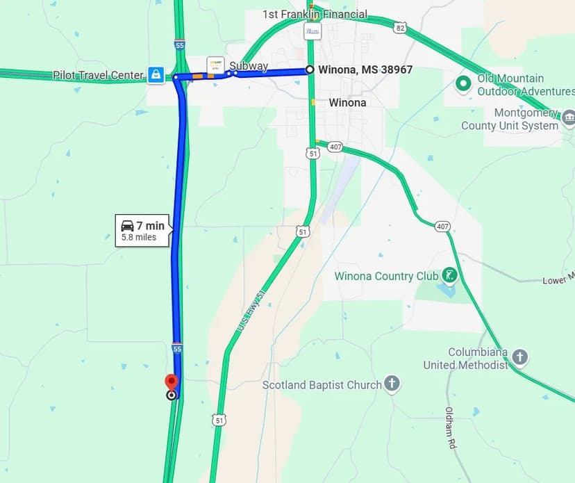 18 Acres Montgomery County, MS