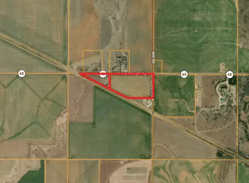 26± Acres on Hwy 45 Frontage, Cropland & More