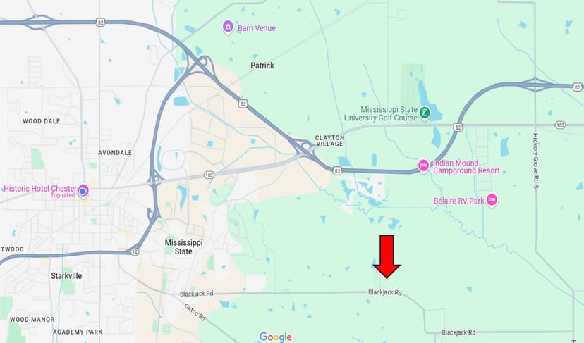20 Acres in Oktibbeha County in Starkville, MS