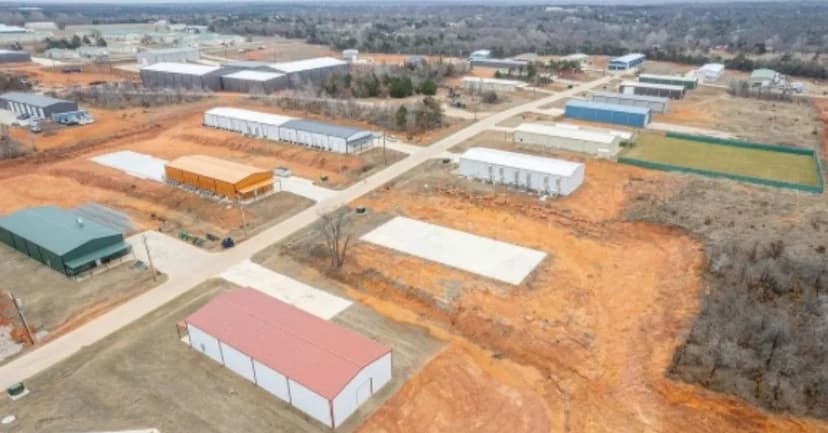 Commercial Site with Slab ready to build on Edmond, OK