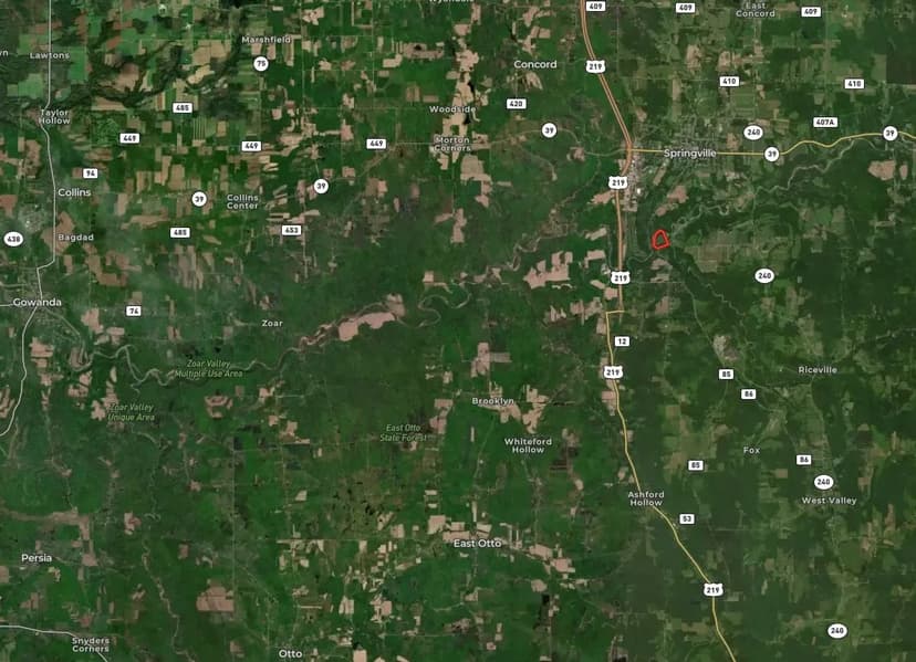 50 acres Tillable Land, Hunting Land and Building Lot in West Valley NY 6610 Thomas Corners Rd