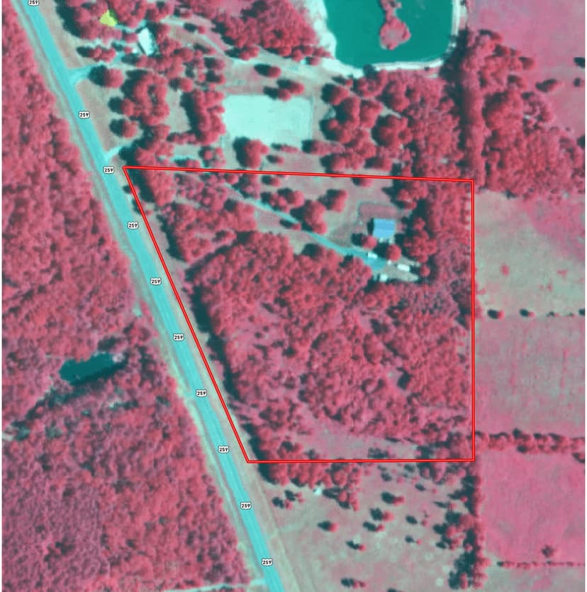 13.31 Acres with a Cabin in Leflore County, OK 