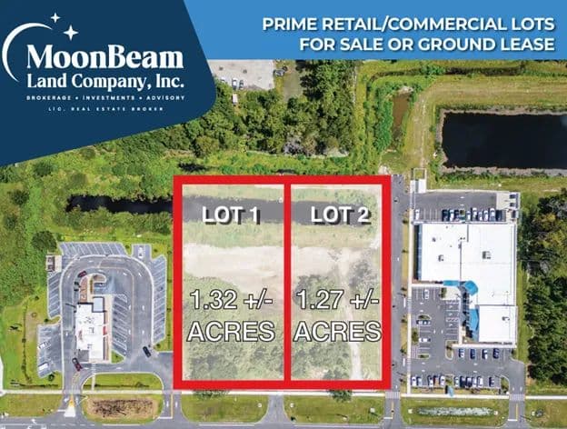 Prime Retail/Commercial Lot - Sale or Ground Lease