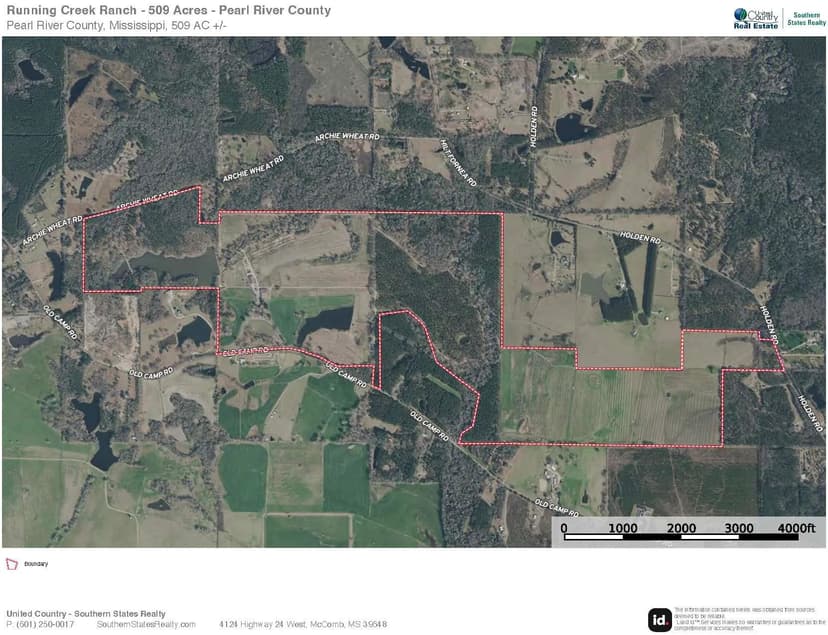 Running Creek Ranch and Resort for Sale Pearl River Co MS