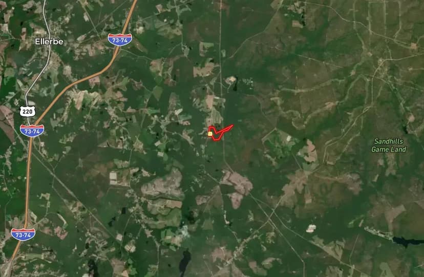 UNDER CONTRACT!!  33.4 acres of Recreational Land For Sale in Richmond County NC!