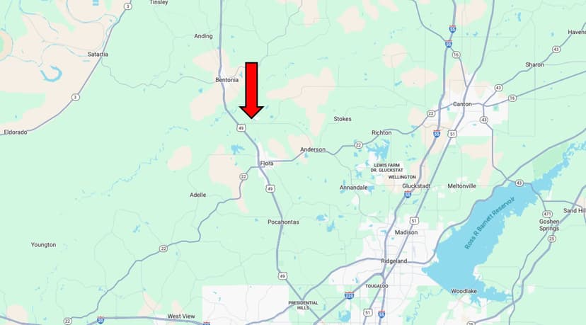 11.14 Acres in Madison County in Flora, MS