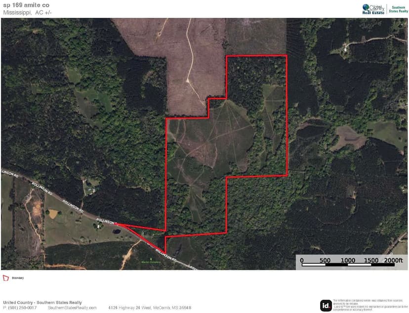 Cotton Creek 169 Acres for Sale in Amite County, MS