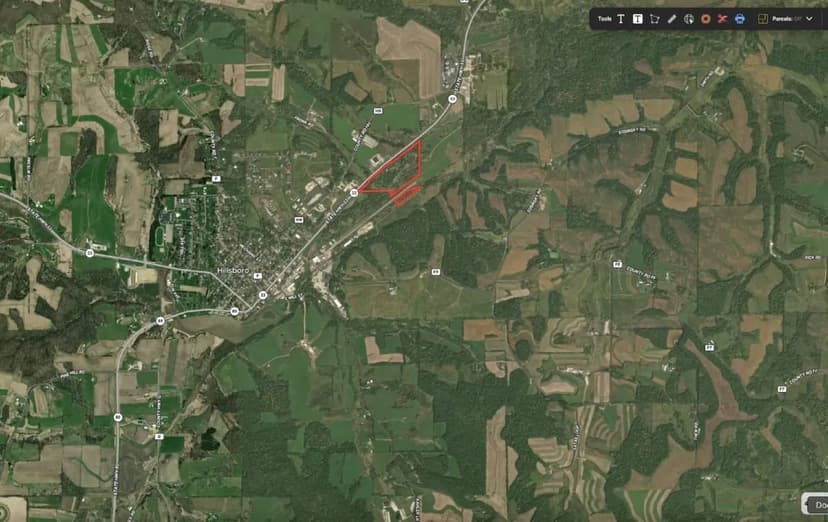 Recreational Land for Sale with Trout Stream in Southwest Wisconsin