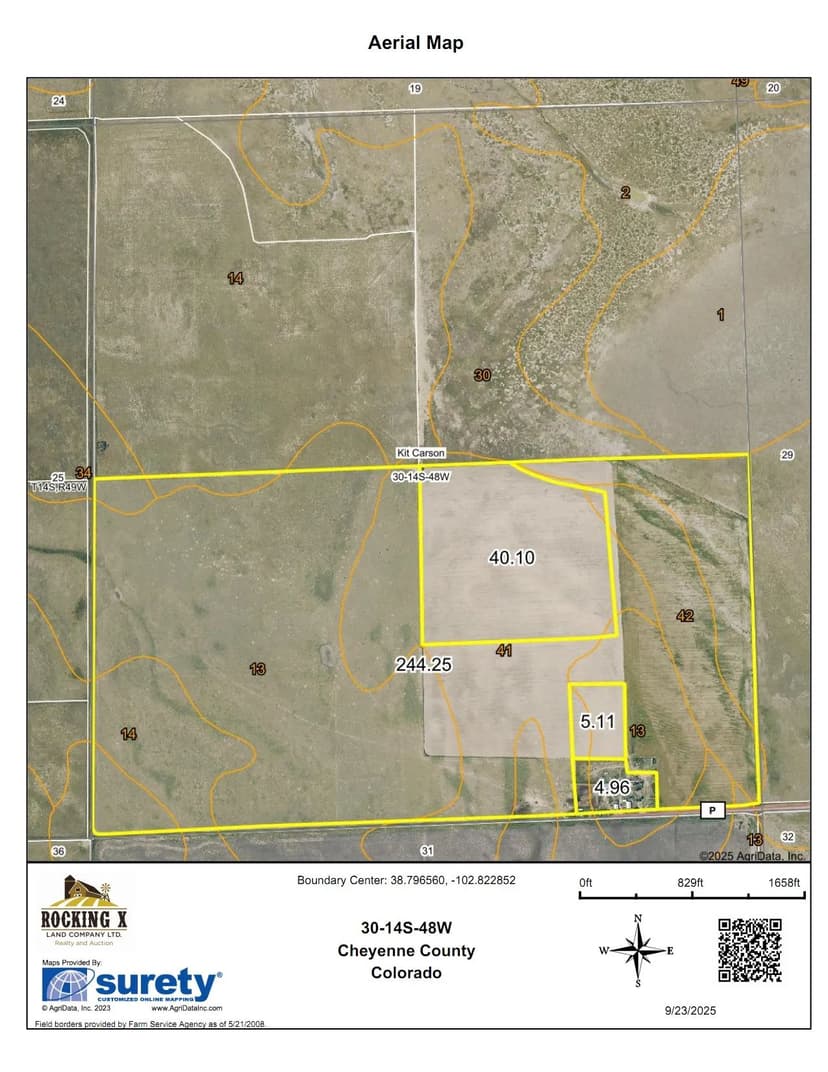 Kit Carson Colorado Farm & Ranch W/Home