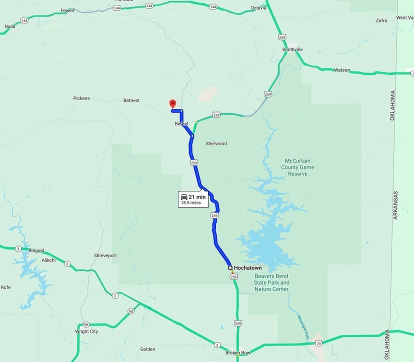 20 Acres in McCurtain County, OK 