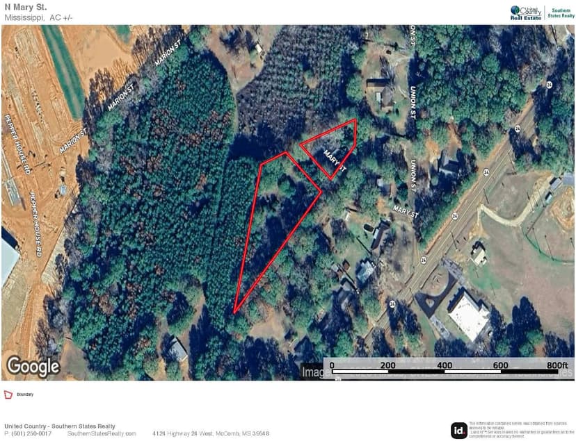 1.79 Acres in the Heart of Gloster, MS Amite County