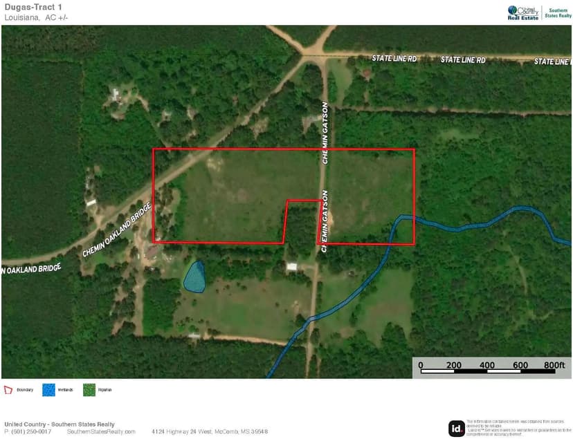 16 Acres Timberland for Sale in Union Parish - McBroom Tract