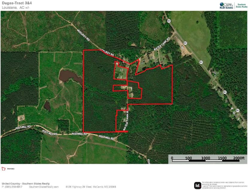 Hunting & Timberland For Sale in Union Parish-Traylor Place