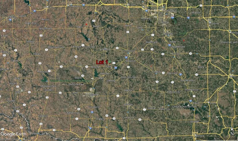 60 Acre Pasture or Homesite - Caddo County, OK