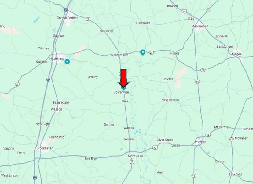 15 Acres in Copiah County in Hazlehurst, MS