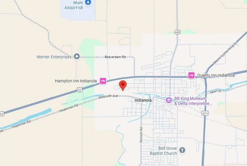 Home in Sunflower County at 6 Morningside Drive in Indianola, MS