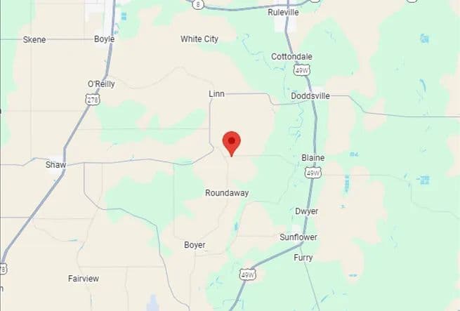 Investment Property in Sunflower County at 44 Blaine Road in Doddsville, MS