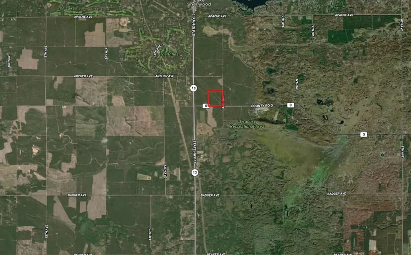 40-acre wooded parcel in the Town of Rome