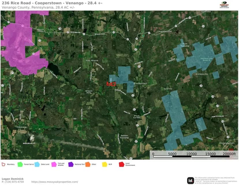 236 Rice Road - Cooperstown - Venango - 28.4 +/- Acres