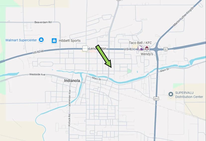 Home in Sunflower County at 407 East Percy Street in Indianola, MS