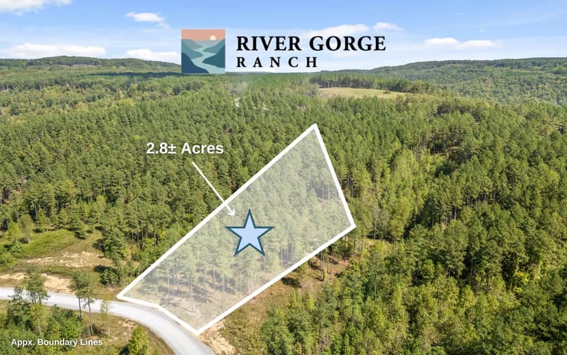 Nearly 3 ACRE HOMESITE in River Gorge Ranch! 