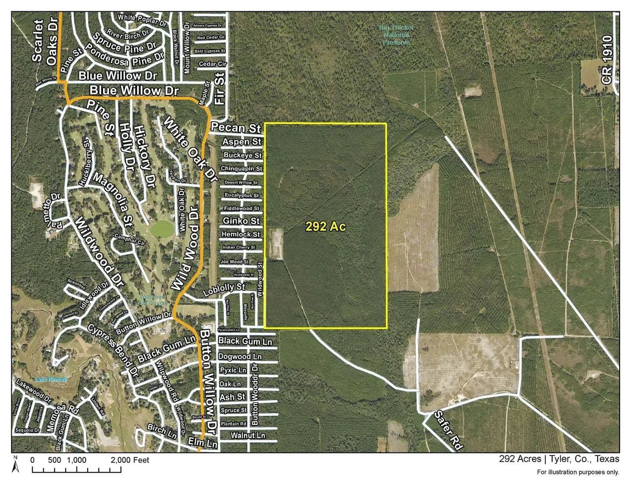 292 Acres | West of SH 287 | 6253 - Warren, Texas, 77664