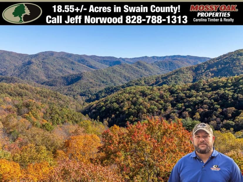 18.55+/- Acres in Swain County!
