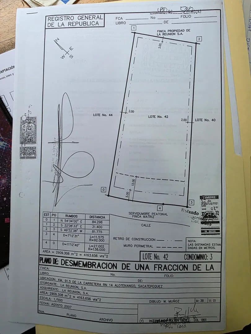 Vendo Lote en La Reunion Country Club - Guatemala
