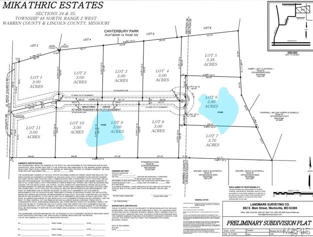 Vacant Land in Warrenton - Warrenton, Missouri, 63383