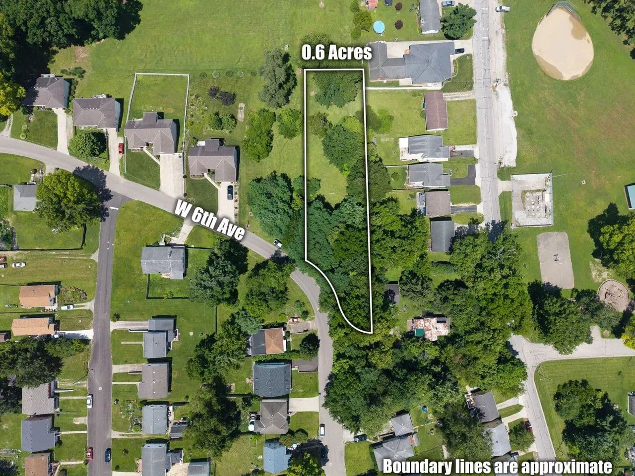 W Sixth Ave - .6 acre - Lancaster, Ohio, 43130