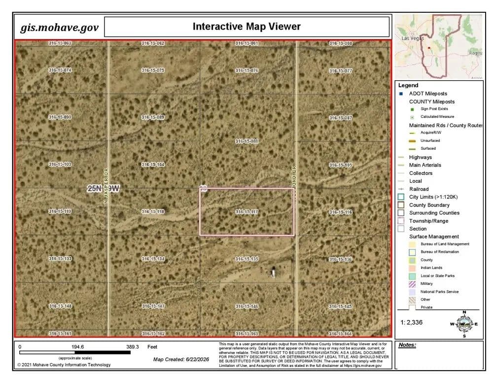 1.25 Acres of Land for Sale in Dolan Springs, AZ - Dolan Springs, Arizona, 86441