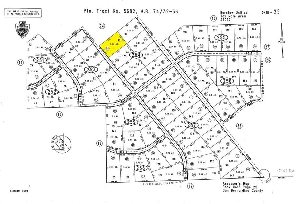 Vacant Land in Apple Valley - Apple Valley, California, 92307