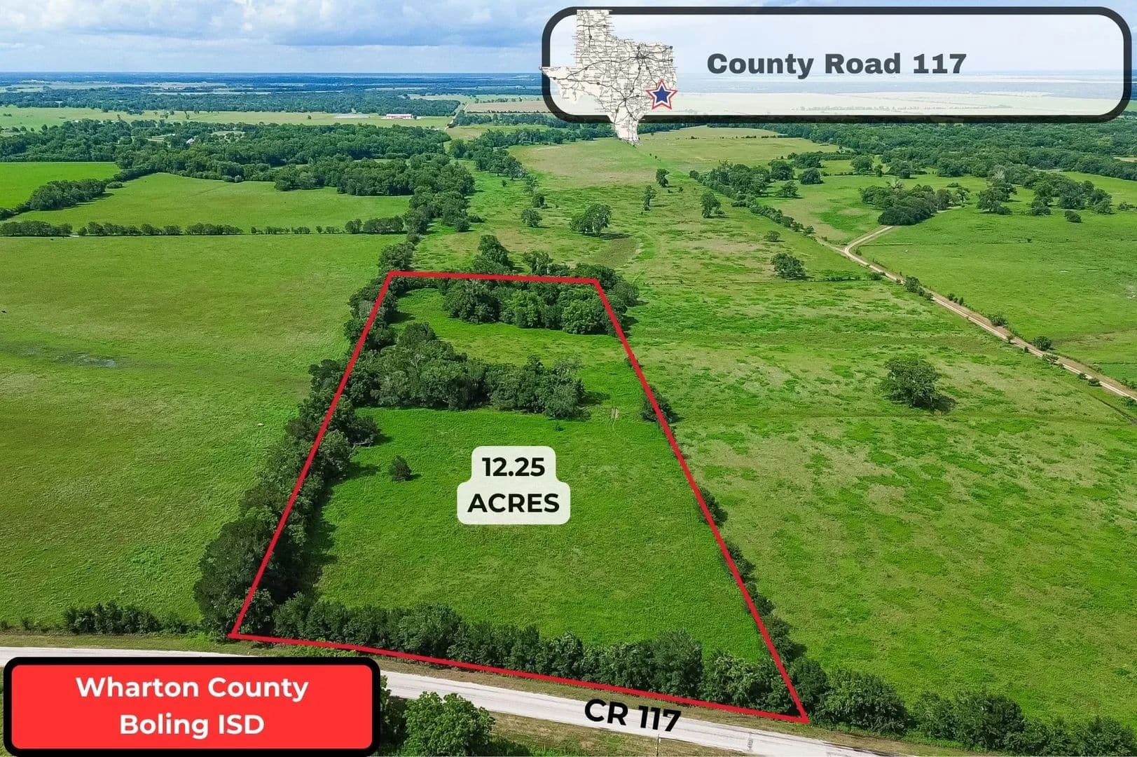Property from 0 Cr 117 - KW - Wharton, Texas, 77488