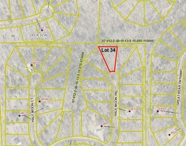 Property from Lot 34 Half Moon Trail - KW