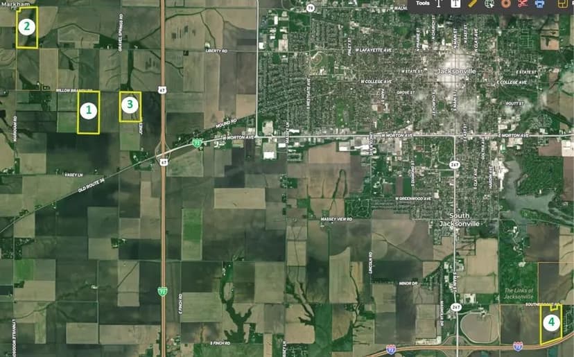 279.06± Acre Farmland Auction · 4 Tracts · Morgan County, Illinois