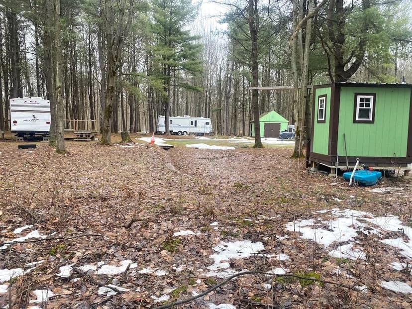4 acres Recreational Land with Two Campers in Belfast NY Searles Road