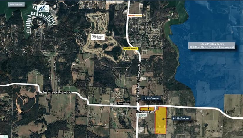 62.13+/- Acres & 11.79+/- Acres | Pottsboro ETJ