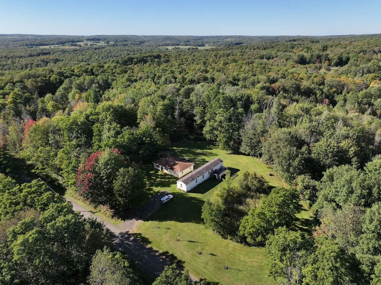 Manufactured Home with Outbuilding on 8 acres in Clymer NY 10734 Gaswell Hill Rd - Clymer, New York, 14724