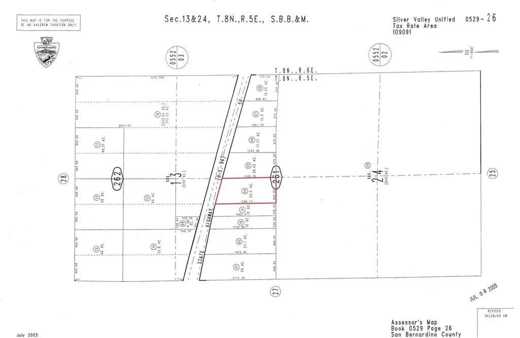 Vacant Land in Newberry Springs - Newberry Springs, California, 92365