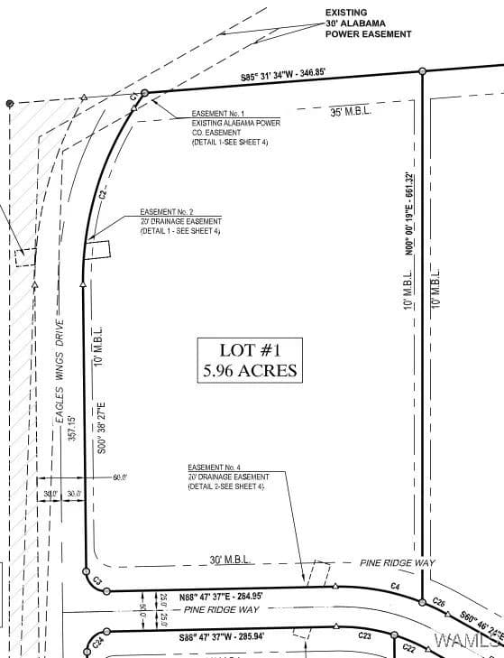 Property from Lot 1 Pine Ridge Way - KW