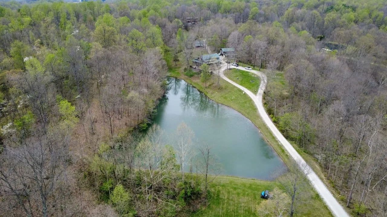 Log Cabin on 15 acres in Ripley County, IN. - Versailles, Indiana, 47042