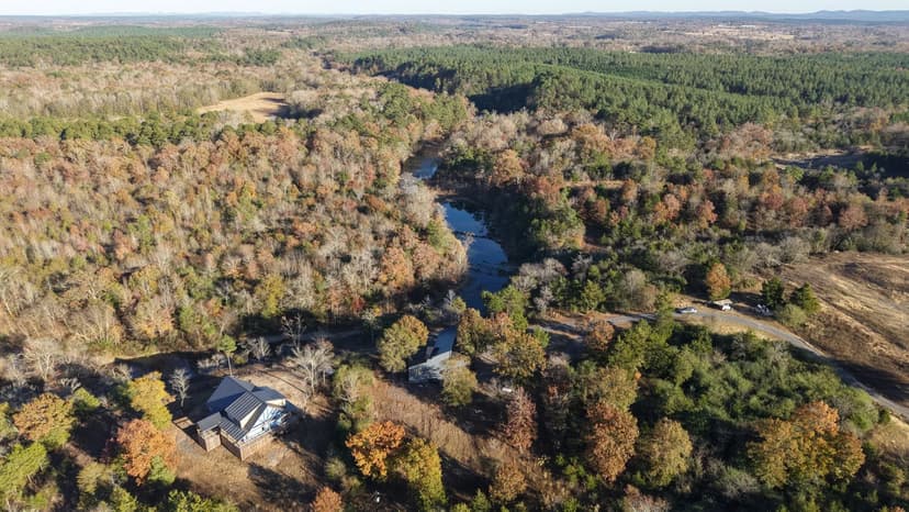 Creek-Front Cabin on 2.47 Acres in McCurtain County, OK 