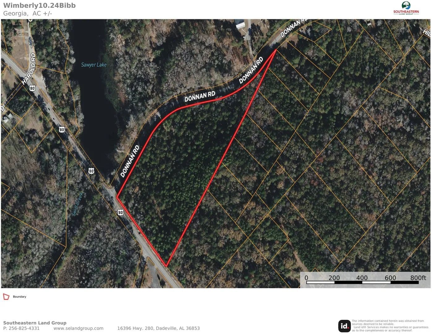 10.24 Acre Homesite in Macon, Georgia - Macon, Georgia, 31217