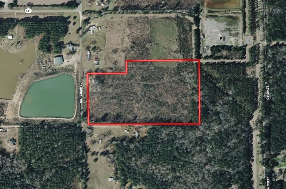 19.8 Acres of Land for Sale in Converse, LA - Converse, Louisiana, 71419