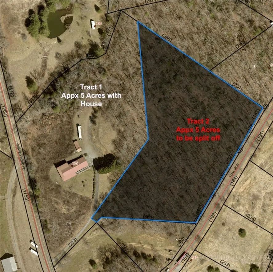 Property from TBD Weaver Ford Road - KW - Grassy Creek, North Carolina, 28631